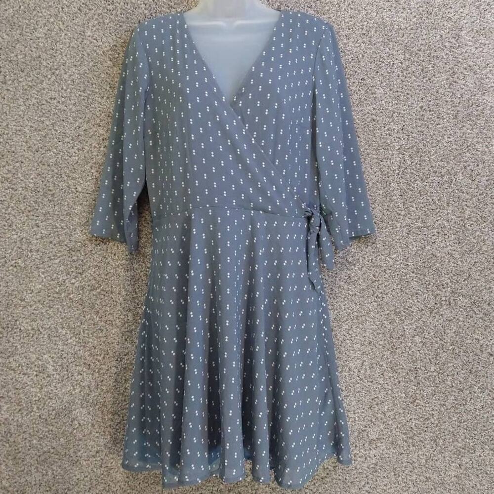 Abercrombie and Fitch faux wrap mini dress M